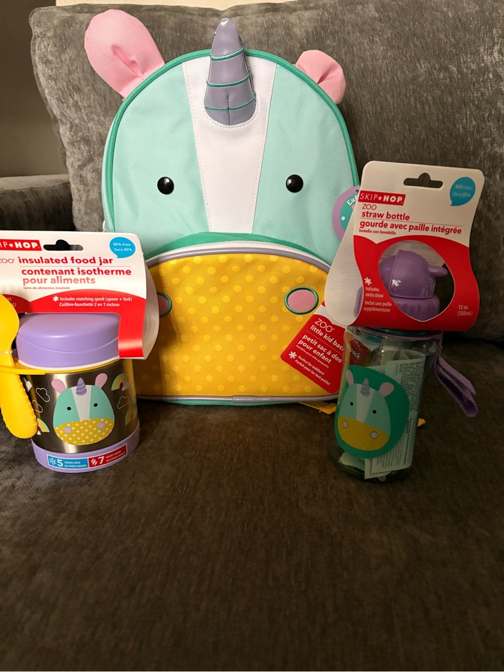 New Skip Hop Eureka the Unicorn Backpack bundle